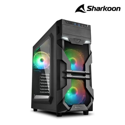 Sharkoon 旋剛 VG7-W 光影者 ARGB 透側 ATX 電腦機殼 電腦主機