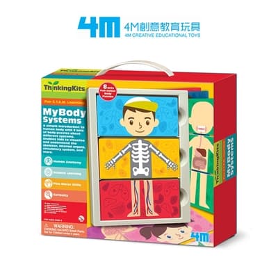 4M 思維創作玩具 奇妙的身體拼圖