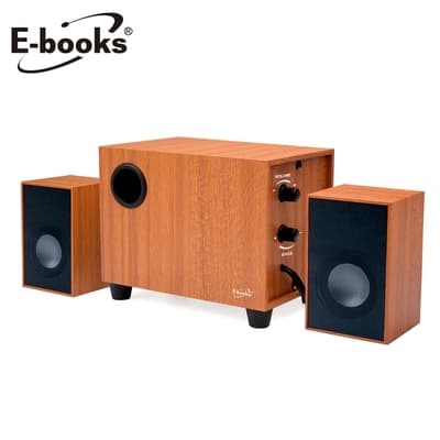 E-books D27 重低音2.1聲道木質多媒體喇叭