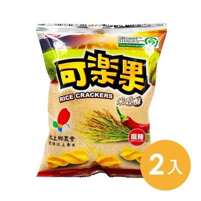 【池上鄉農會】可樂果米穀酥-麻辣 72公克/2包組