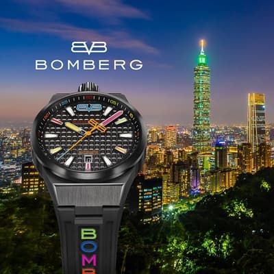 BOMBERG 炸彈錶 Bolt-68 NEO 台北版 自動機械大都會系列腕錶(BF43APBA.09-7.12)