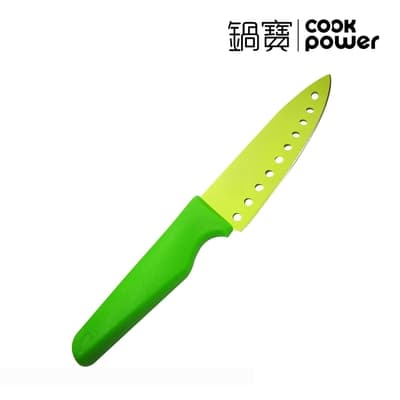 【CookPower鍋寶】炫彩水果刀(蘋果綠)WP-803
