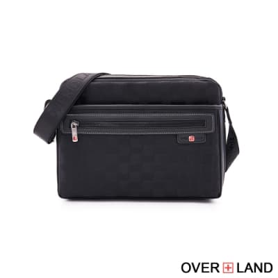 OVERLAND - 美式十字軍 - 美式潮酷格紋輕體側背包 - 2714