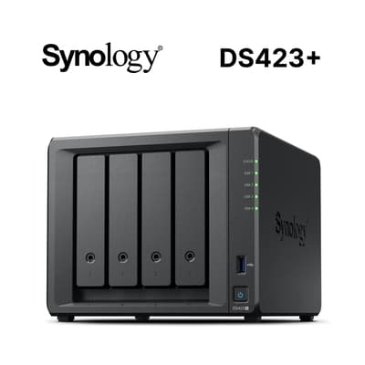 Synology 群暉  NAS DS423+ 含 ES.3 企業級硬碟 4TB 4顆