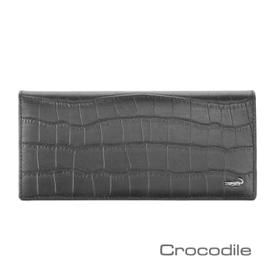 Crocodile 經典鱷魚壓紋長夾 0103-4001
