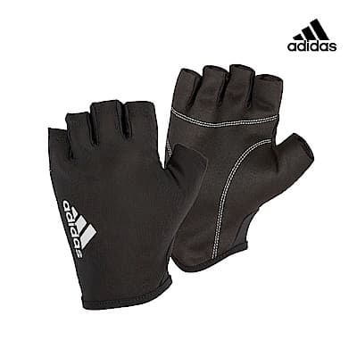 Adidas Training 初階透氣半指手套 (流星灰)