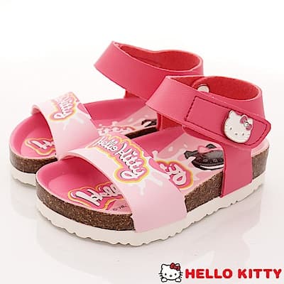 HelloKitty童鞋 餅乾造型軟木涼鞋款 EI18135桃(小童段)