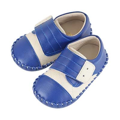 Swan天鵝童鞋-簡約菱格紋學步鞋1557-藍