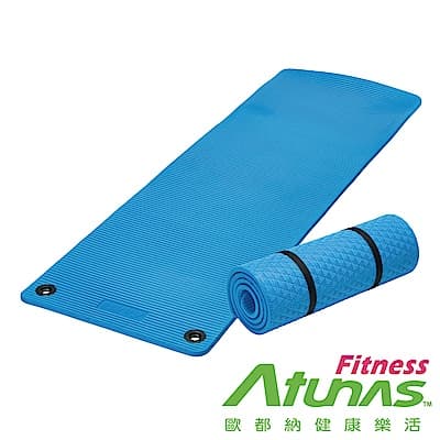 【ATUNAS 歐都納】健身運動瑜珈墊15mm(MEM72151重藍/有氧/塑身/厚墊)
