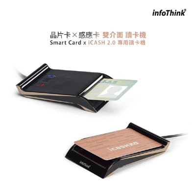 InfoThinkIT-102MU晶片卡X感應卡雙介面讀卡機
