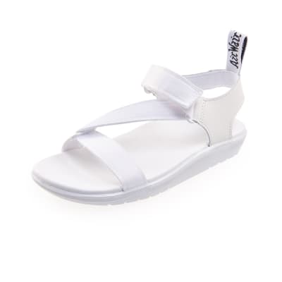 Dr.Martens BALFOUR-Z字織帶輕量化涼鞋-白色R22431100