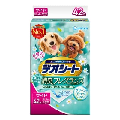 日本Unicharm 消臭大師 森林香狗尿墊(LL)(42片/包)