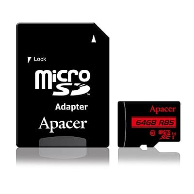 Apacer宇瞻 64GB MicroSDXC UHS-I 記憶卡(85MB/s)