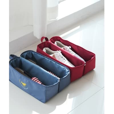 DF Queenin - 韓版旅行鞋子收納包-共3色