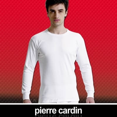 Pierre Cardin 皮爾卡登 排汗厚暖棉圓領長袖衫(6入組)