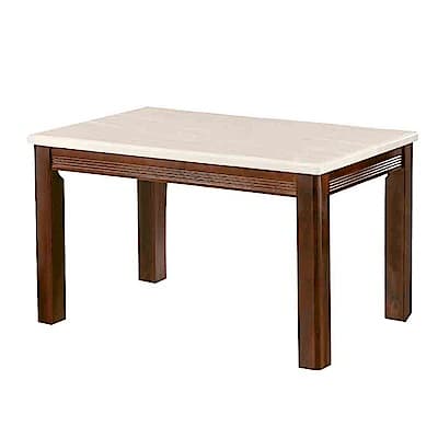 Boden-凱薩4.3尺石面實木餐桌-130x80x75cm