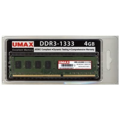 UMAX DDR3-1333 4GB 512X8  桌上型記憶體