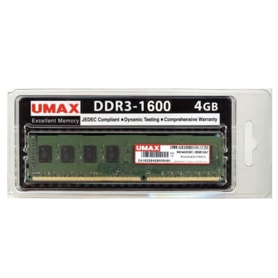 UMAX DDR3-1600 4GB 512X8  桌上型記憶體