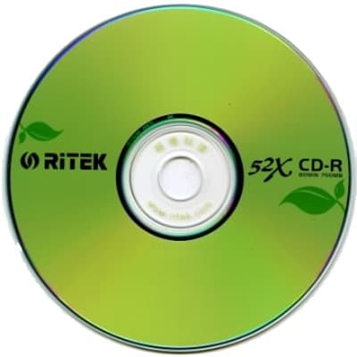 錸德 Ritek 環保綠葉 52X CD-R  300片